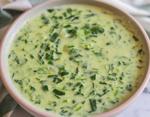 Cream of Spinach Soup