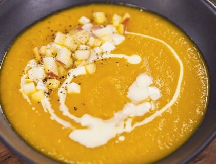 Carrot, Apple, and Ginger Soup